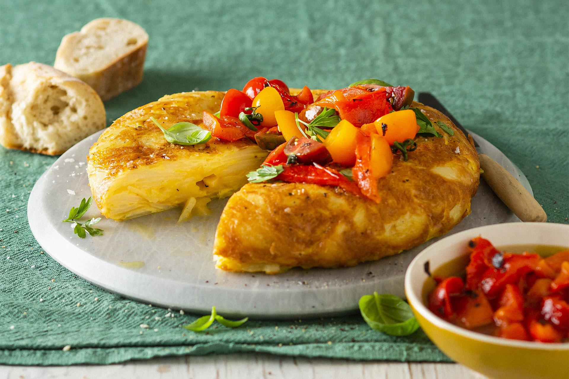 spanish-potato-omelette-with-red-pepper-salad-fresh-living