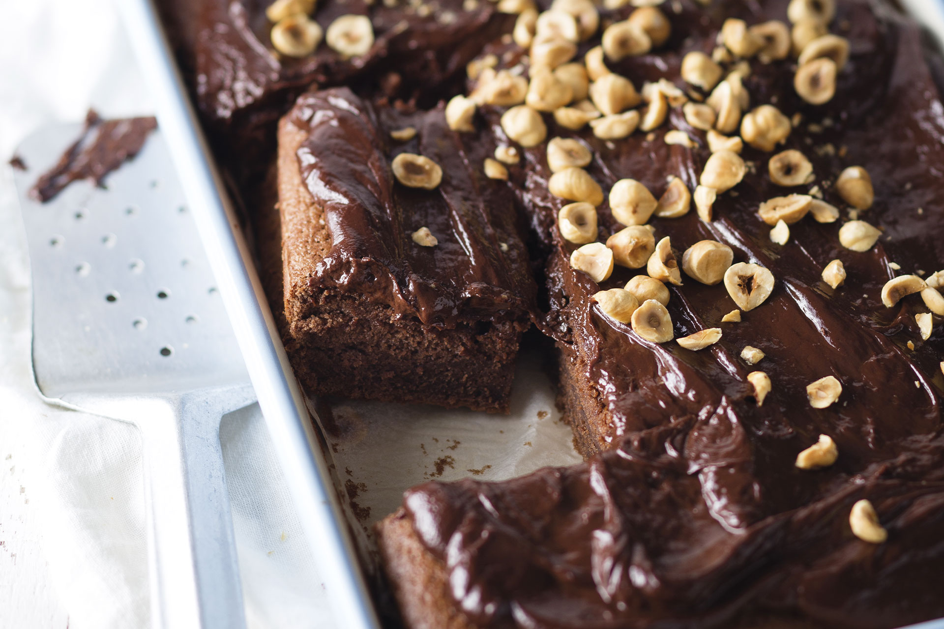 Sticky marshmallow and chocolate tray bake | Dessert Recipes | GoodTo