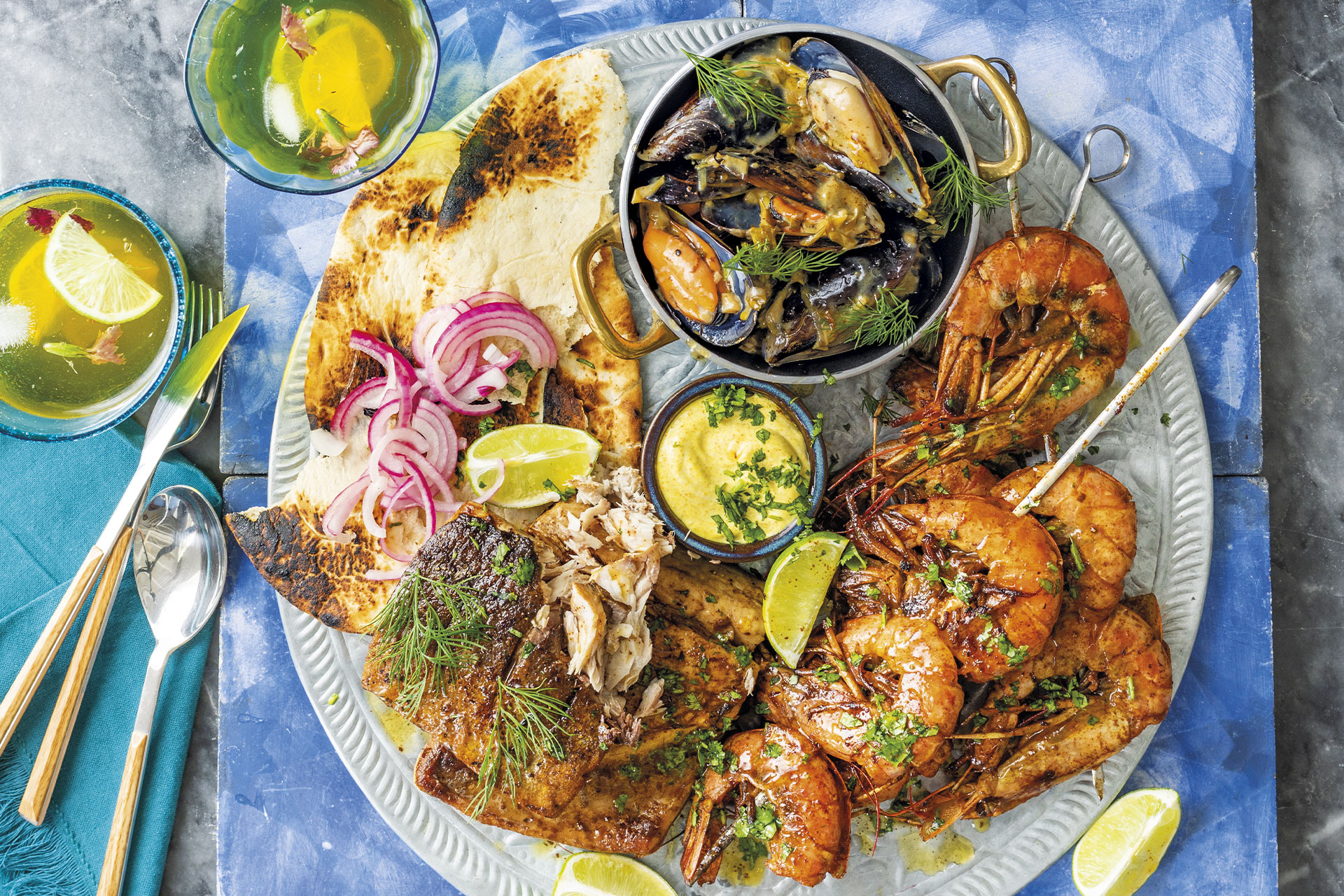 grilled-seafood-platter-ingredients-and-method-fresh-living