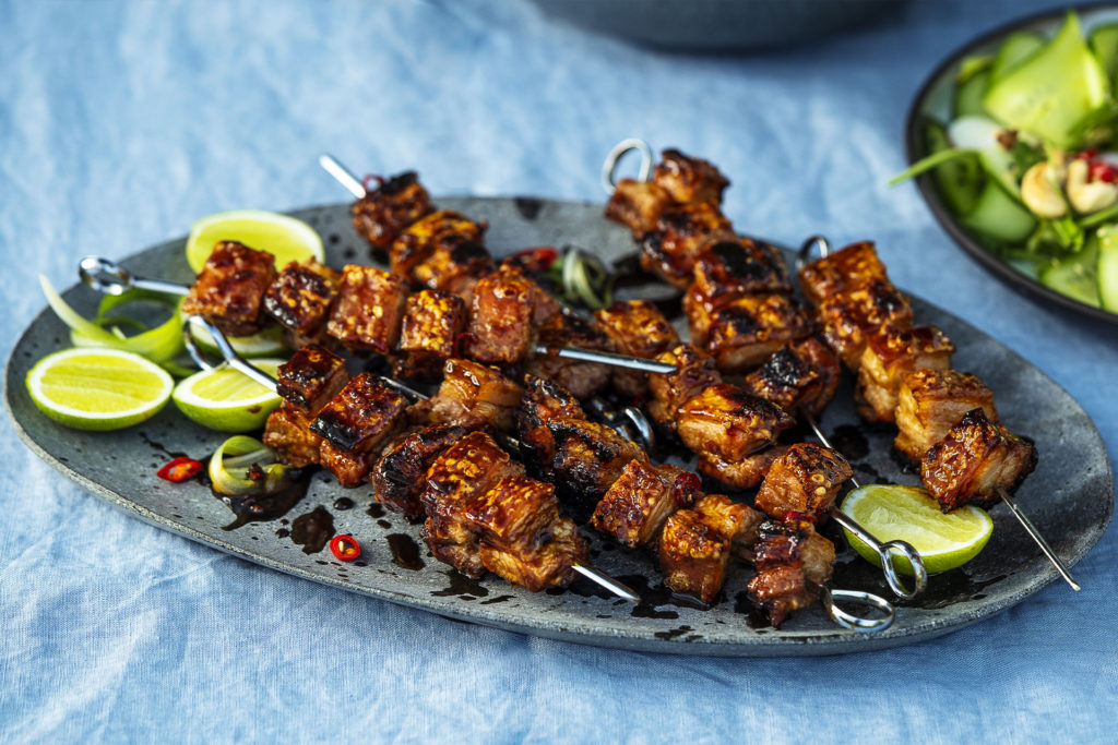 Braai Pork Belly Skewers With Honey & Soy Recipe - PnP Fresh Living