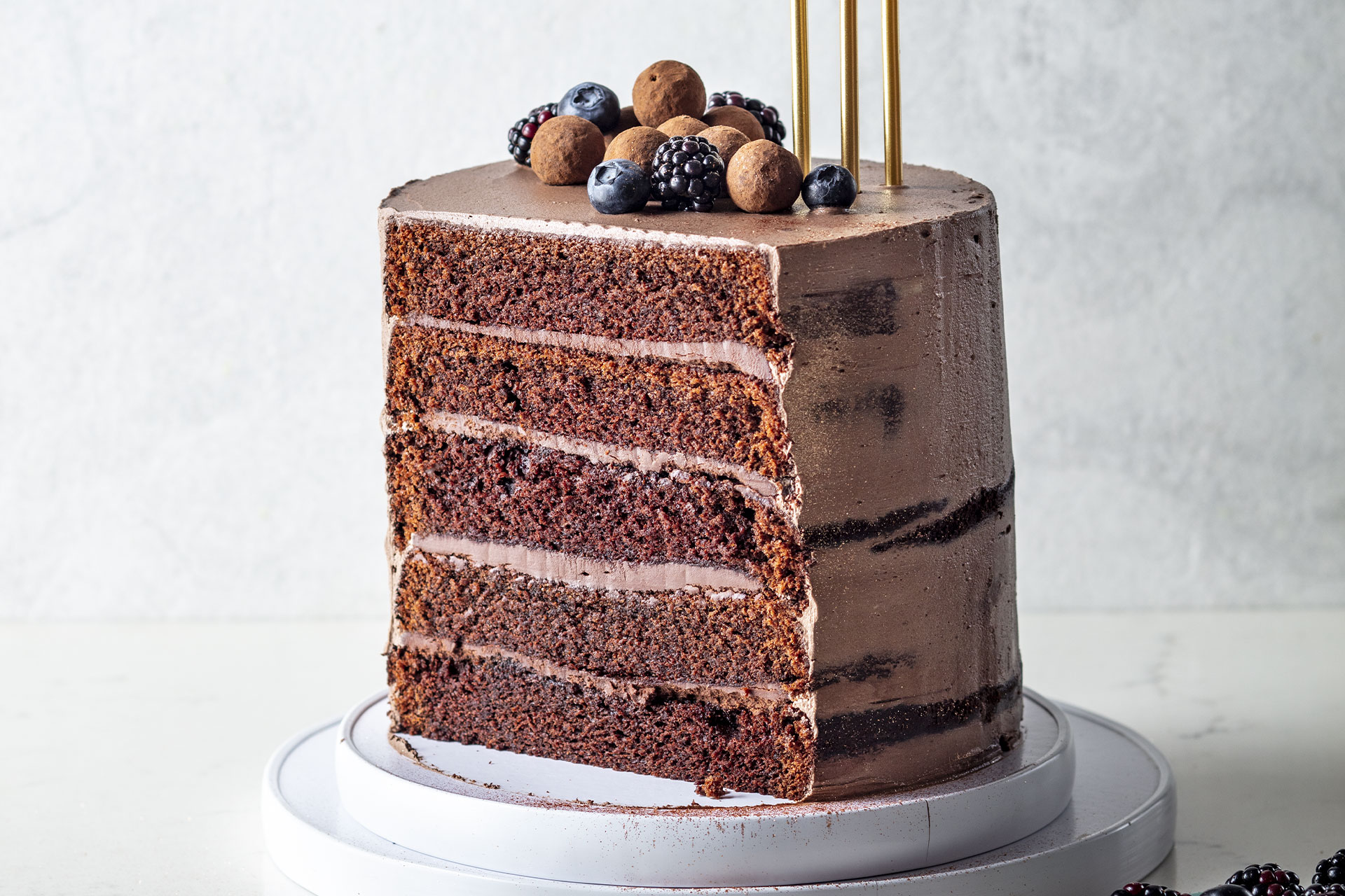 Devil’s food chocolate cake with ganache frosting - Fresh Living